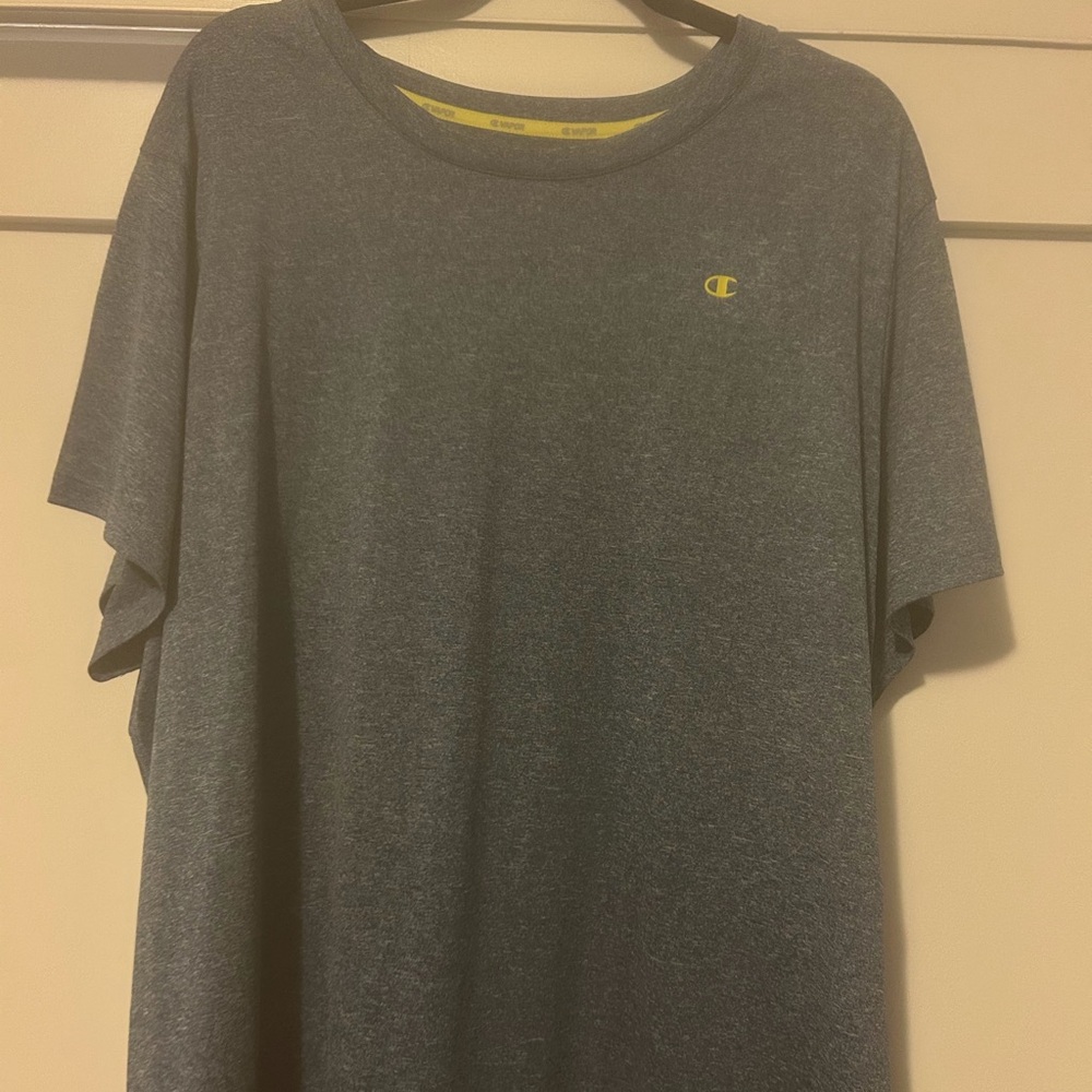 Champion Men's Heathered Blue Tee